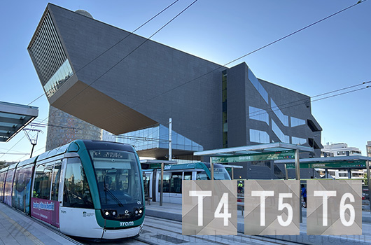 Barcelona tram Glòries