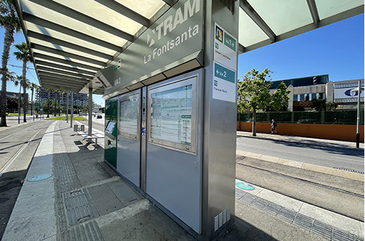 Barcelona tram La Fontsanta