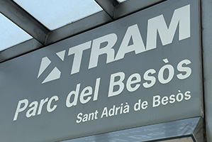 Barcelona tram Parc del Besòs