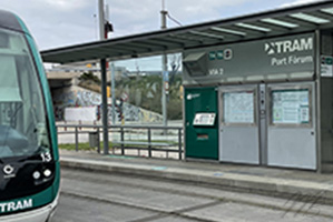 Barcelona tram Port Fòrum