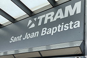 Barcelona tram Sant Joan Baptista