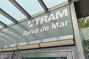 Barcelona tram Selva de Mar