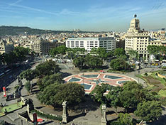 Barcelona plaza Cataluña