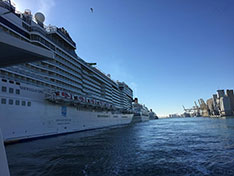 puerto Barcelona llegadas cruceros