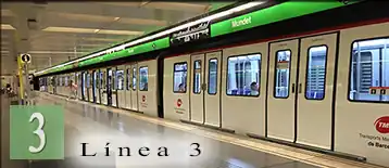 linea verde del metro de Barcelona