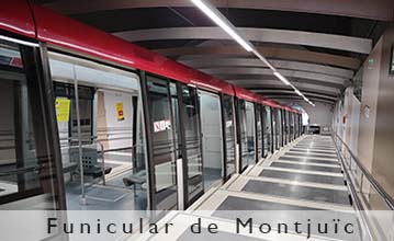 estacion del funicular de Montjuic de Barcelona