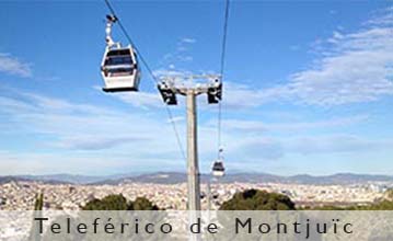 parada del teleferico de Montjuic