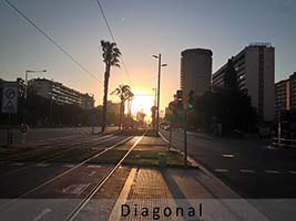 Barcelona fotos avenida Diagonal