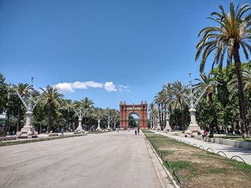 Arco de triunfo de Barcelona metro