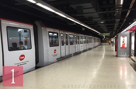 Barcelone métro Catalunya