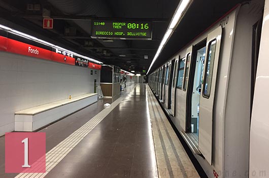 Barcelona metro Fondo