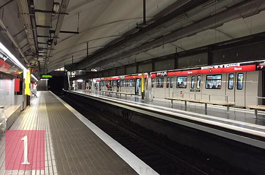 Barcelona metro Navas