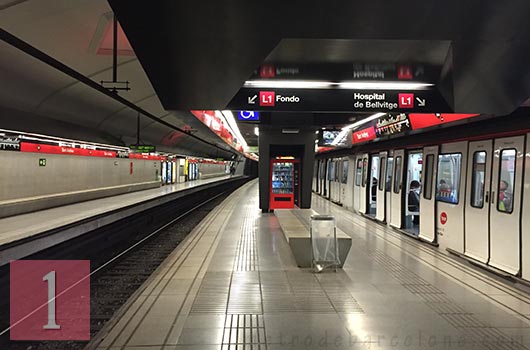 Barcelona metro Sant Andreu