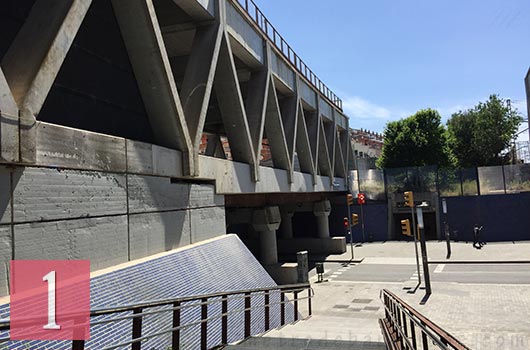 Barcelona metro Santa Eulalia