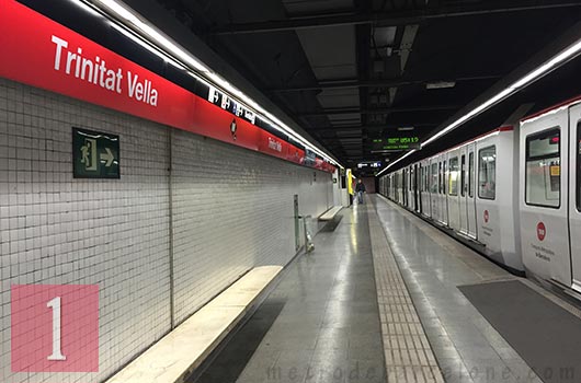 Barcelona metro Trinitat Vella