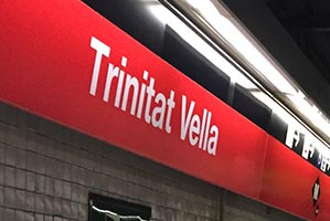 metro Trinitat Vella Barcelona