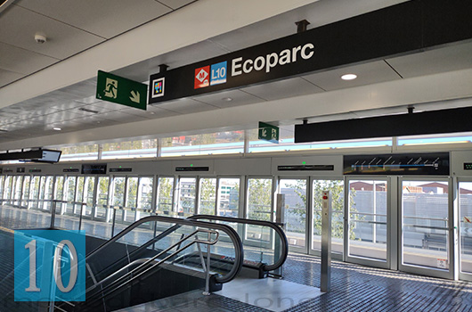 Barcelona metro Ecoparc