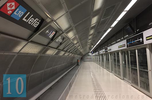 Barcelona metro Llefià