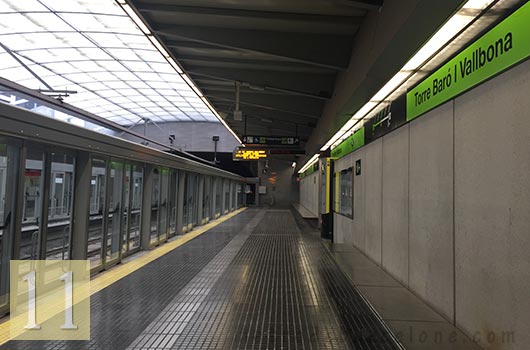 Barcelona metro Torre Baro I Vallbona