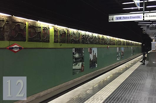 Barcelona metro Sarria