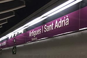metro artigues sant adria barcelone