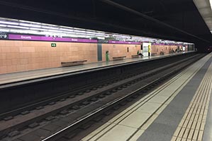 metro encants barcelone