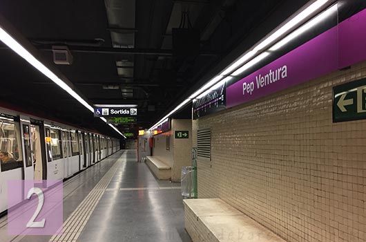 Barcelona metro Pep Ventura