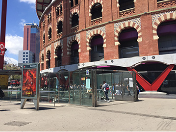 estacion de metro Espanya Barcelona