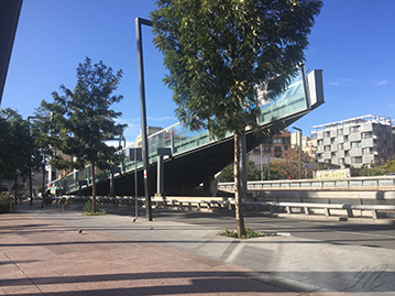 estacion de metro Lesseps de Barcelona