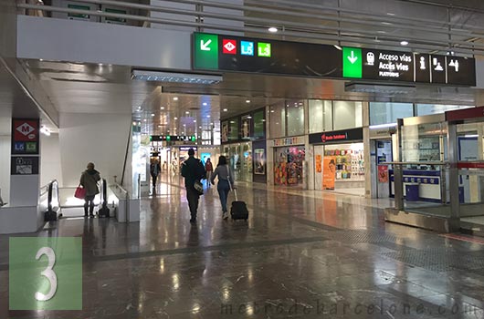 estacion de metro Sants Estacio Barcelona