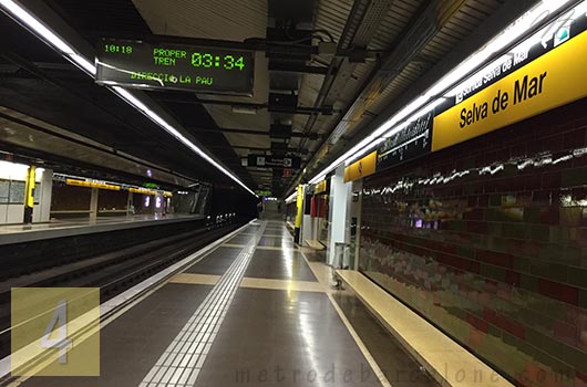 Barcelona metro Selva de mar