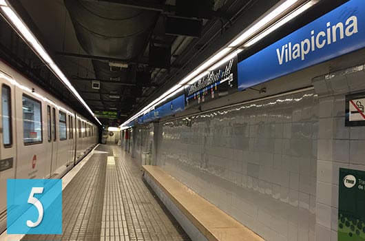 Barcelona metro Vilapicina