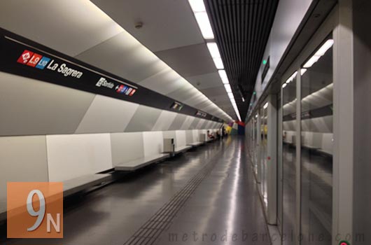 Barcelona metro La Sagrera
