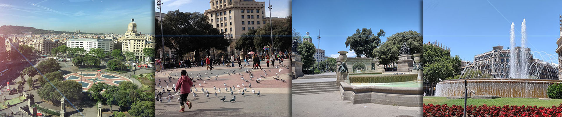 Plaza de Catalunya de Barcelone