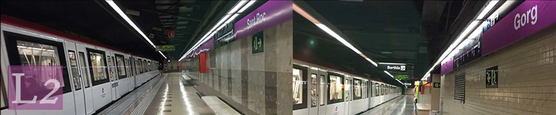Barcelone metro ligne violette
