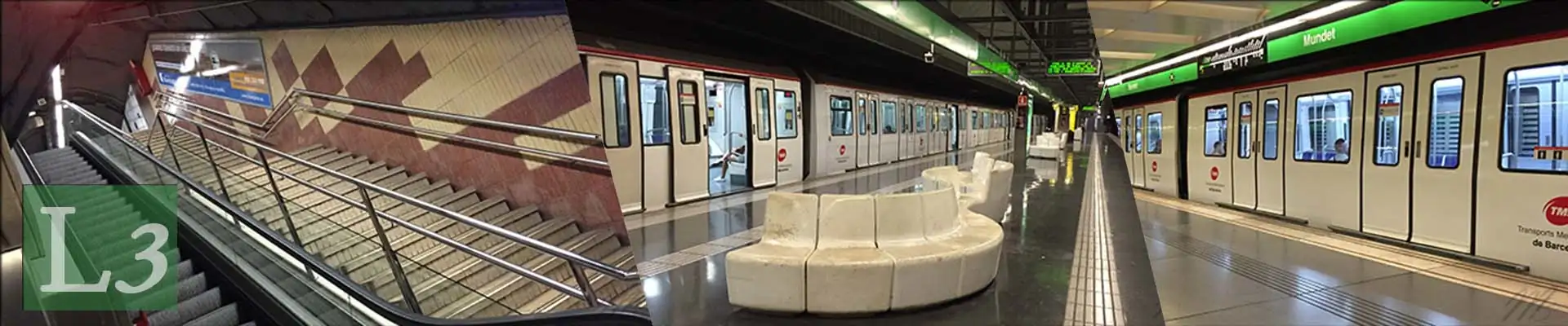 Barcelone metro ligne verte