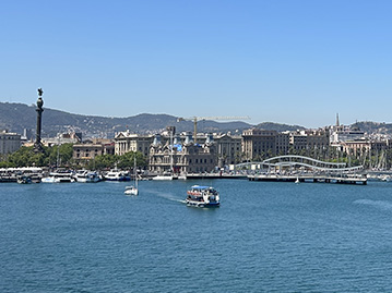 tour du port de Barcelone en Golondrinas