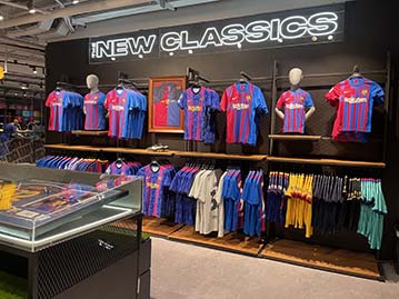 stade Camp Nou boutiques