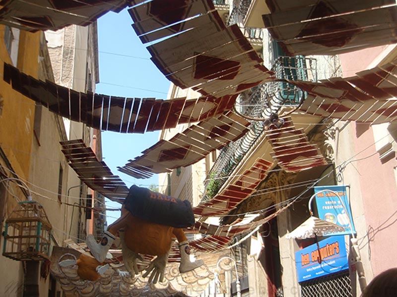 fêtes du quartier de Gracia Barcelone