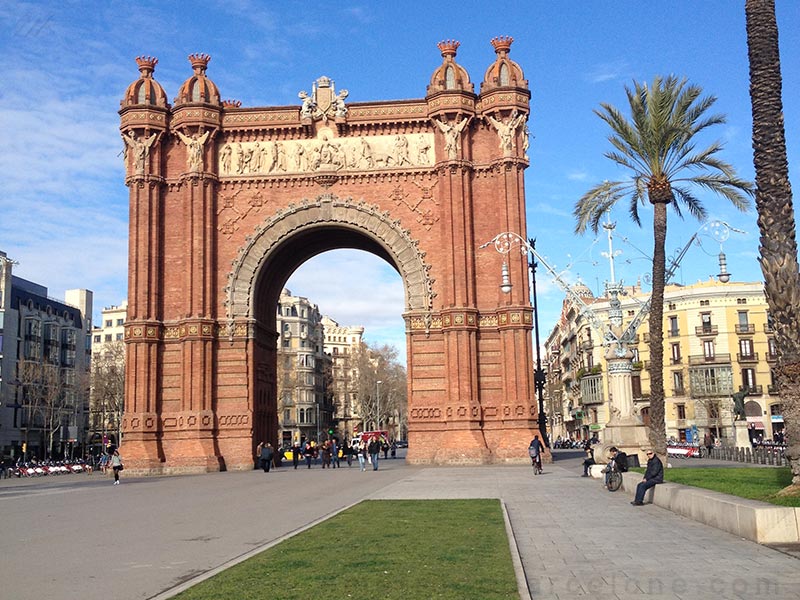 arc de triomf de Barcelone