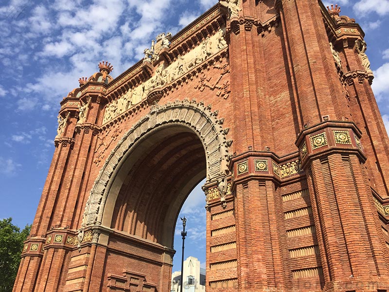 arc de triomph barcelone