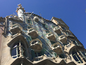 monument Gaudi Casa Batllo Barcelone