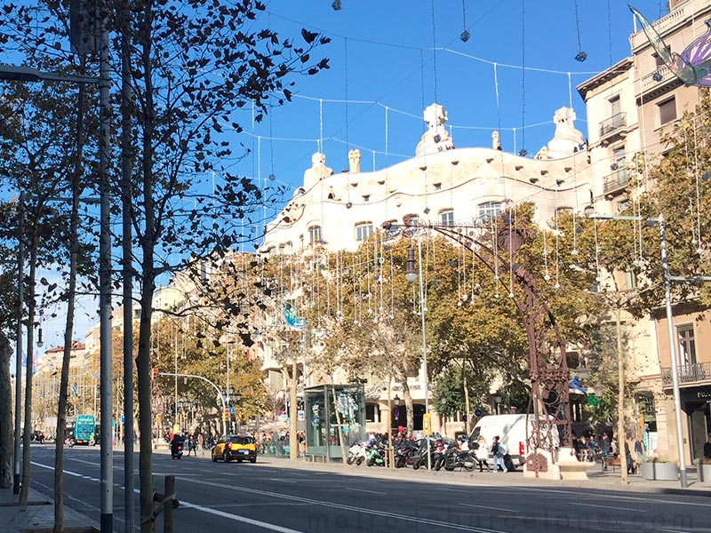 Barcelone Pedrera à Noël