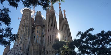 Sagrada Familia Barcelona map