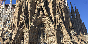 Façade de la nativité Sagrada Familia