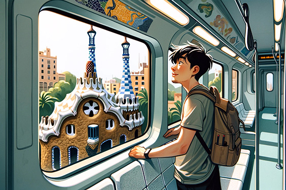 comment aller au parc guell en metro