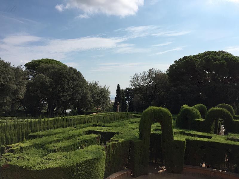 Barcelone parc labyrinthe Horta