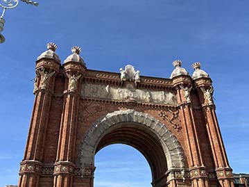 photos Arc de triomphe à Barcelone