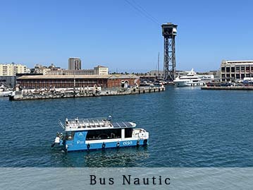 photos du bateau bus de Barcelone