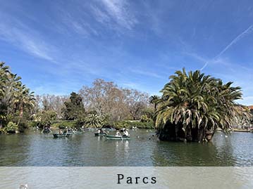 photos des parcs de Barcelone